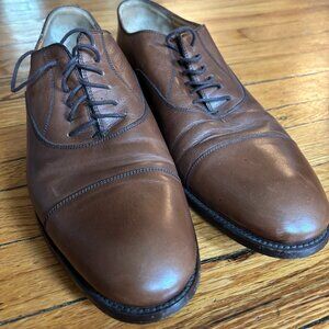 Gucci Leather Oxfords "Goodyear" Brown Size 9